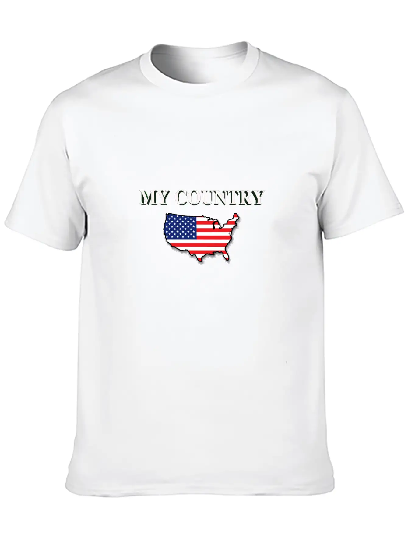My Country USA Tshirt Stylish Everyday T-Shirt – Unisex Basic Cotton Tee