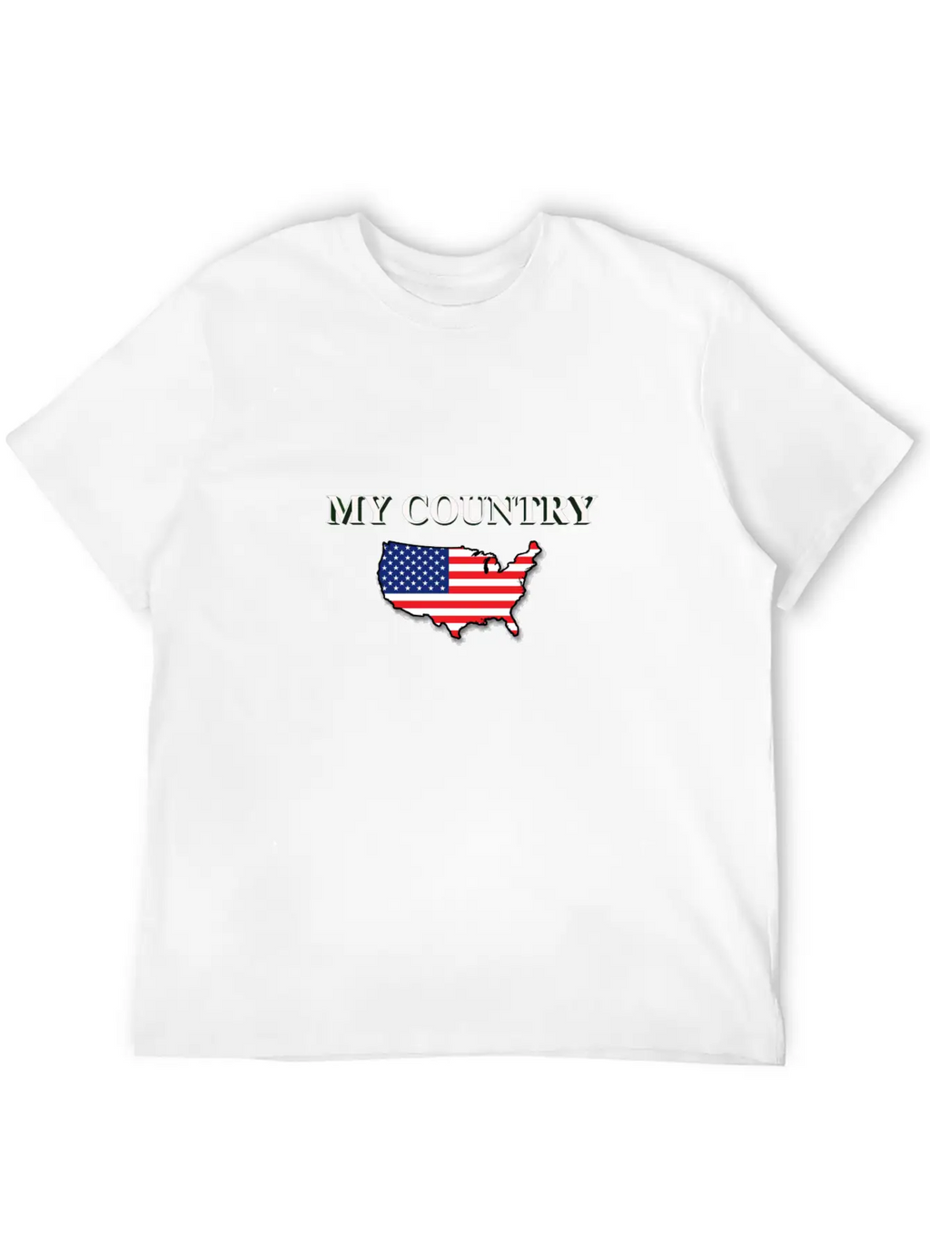 My Country USA Tshirt Stylish Everyday T-Shirt – Unisex Basic Cotton Tee