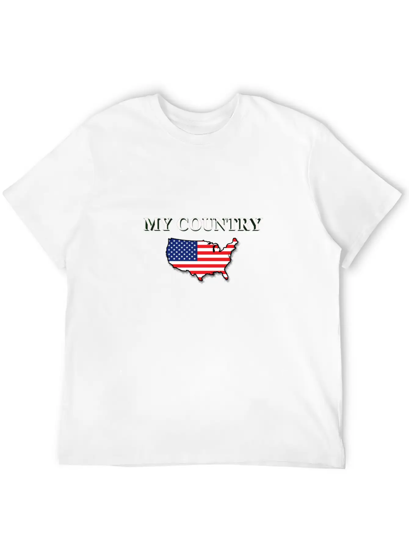 My Country USA Tshirt Stylish Everyday T-Shirt – Unisex Basic Cotton Tee