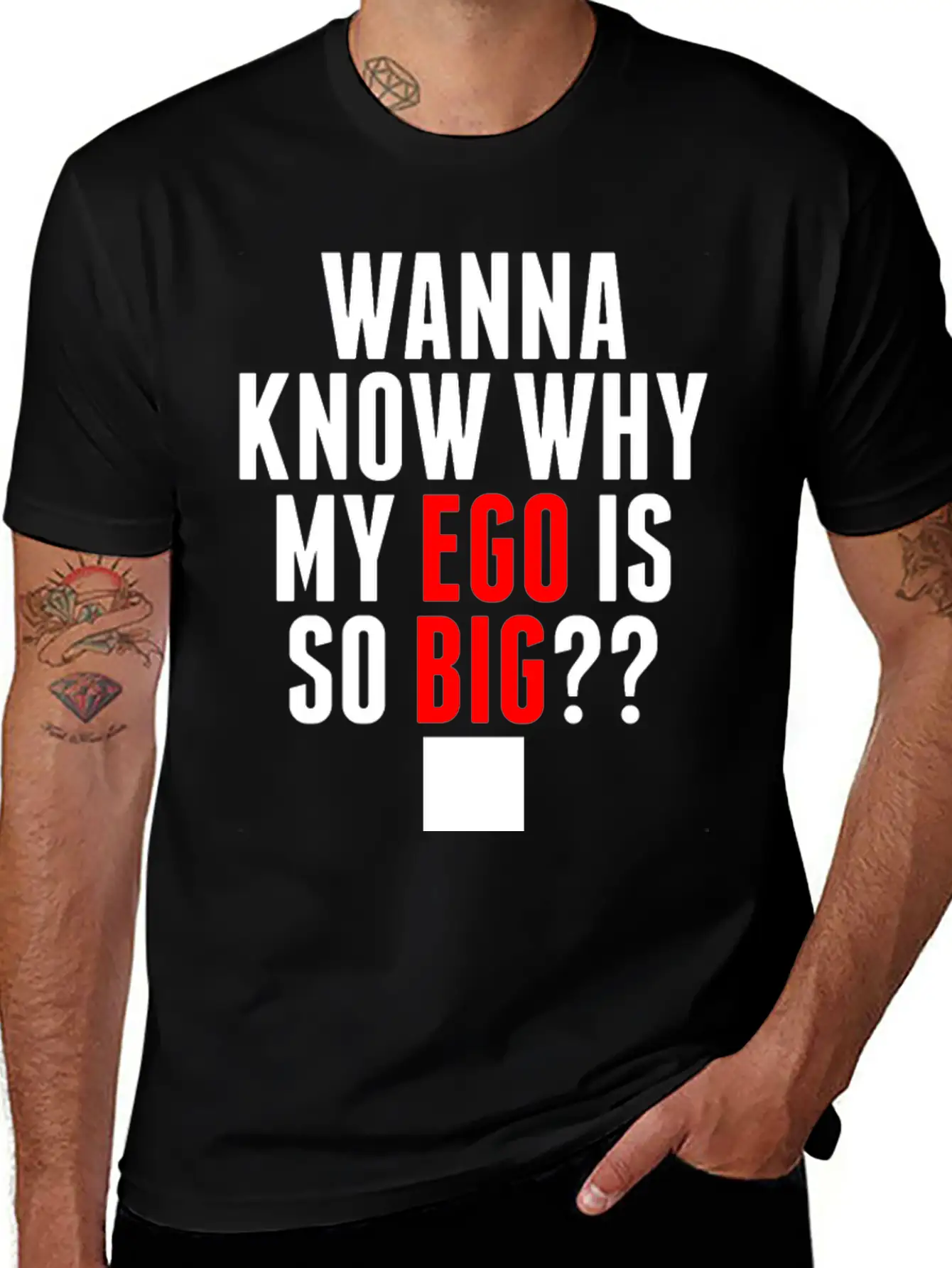 My Ego Is So Big Classic Cotton Tee – Unisex Comfort For Any Season