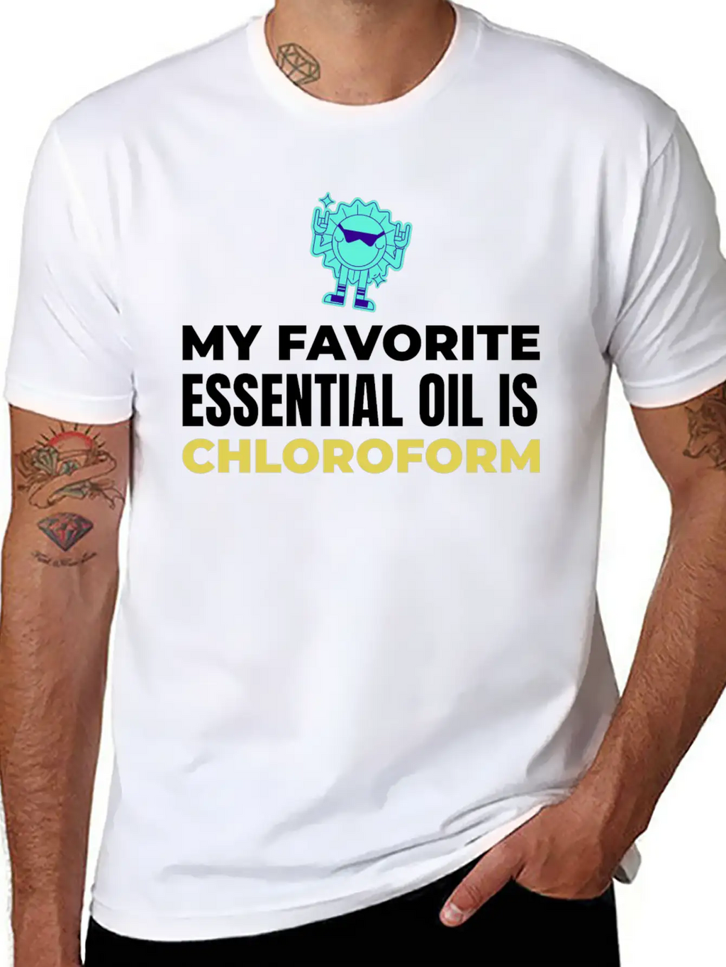 My Favorite Essential Oil Is Chloroform Classic Cotton Tee – Unisex Comfort For Any Season