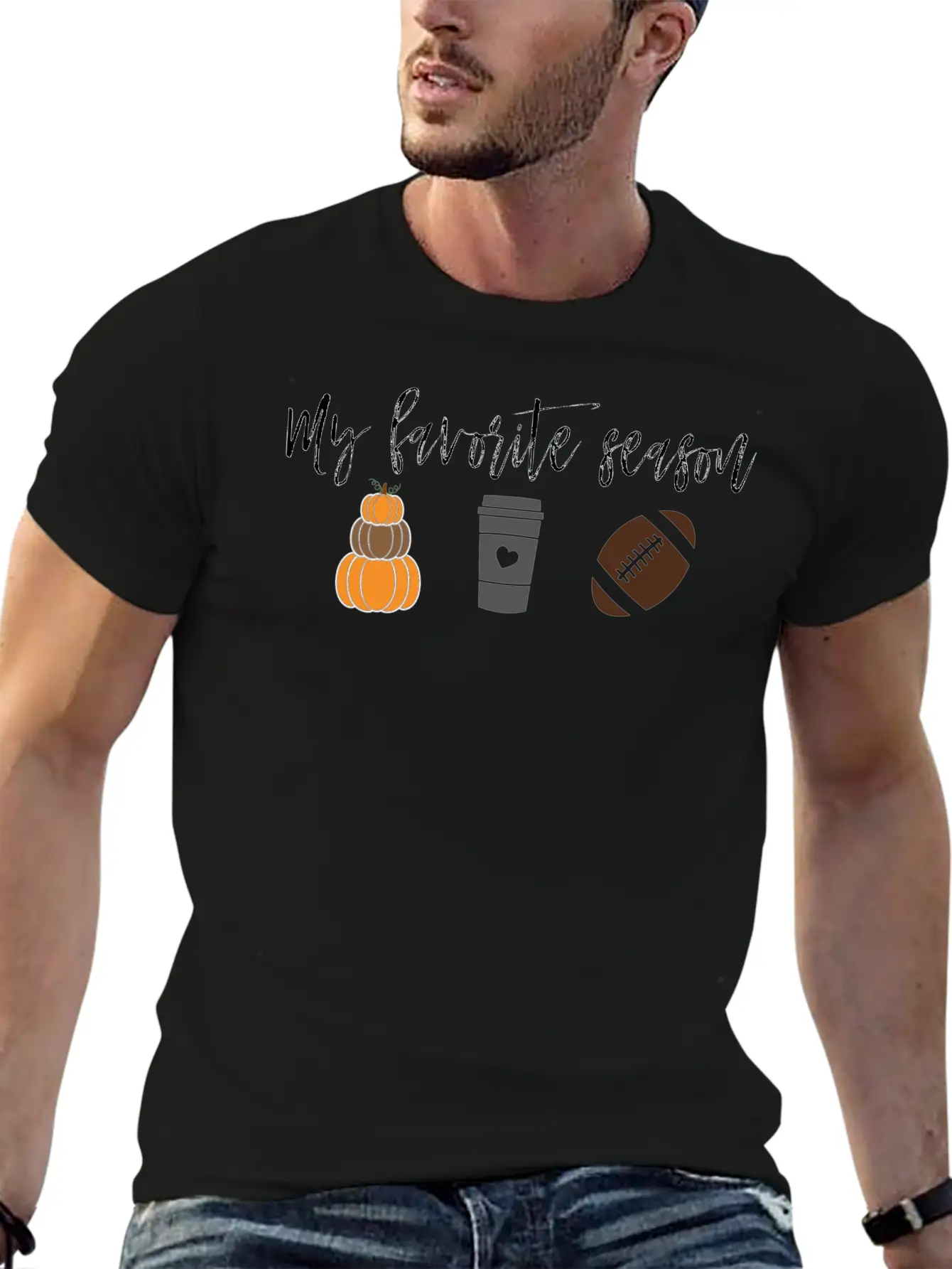 My Favorite Season Breathable Graphic T-Shirt – Perfect For Casual Days