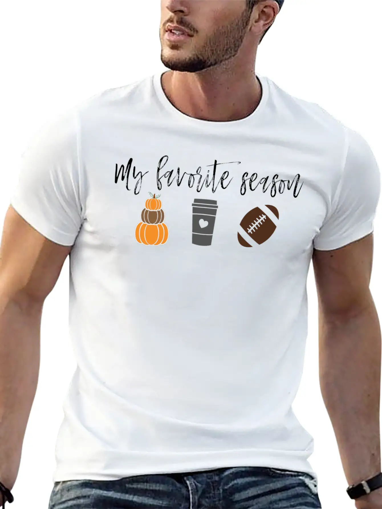 My Favorite Season Breathable Graphic T-Shirt – Perfect For Casual Days