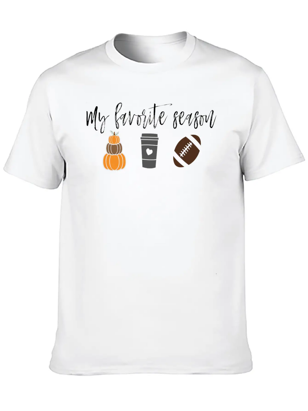 My Favorite Season Breathable Graphic T-Shirt – Perfect For Casual Days