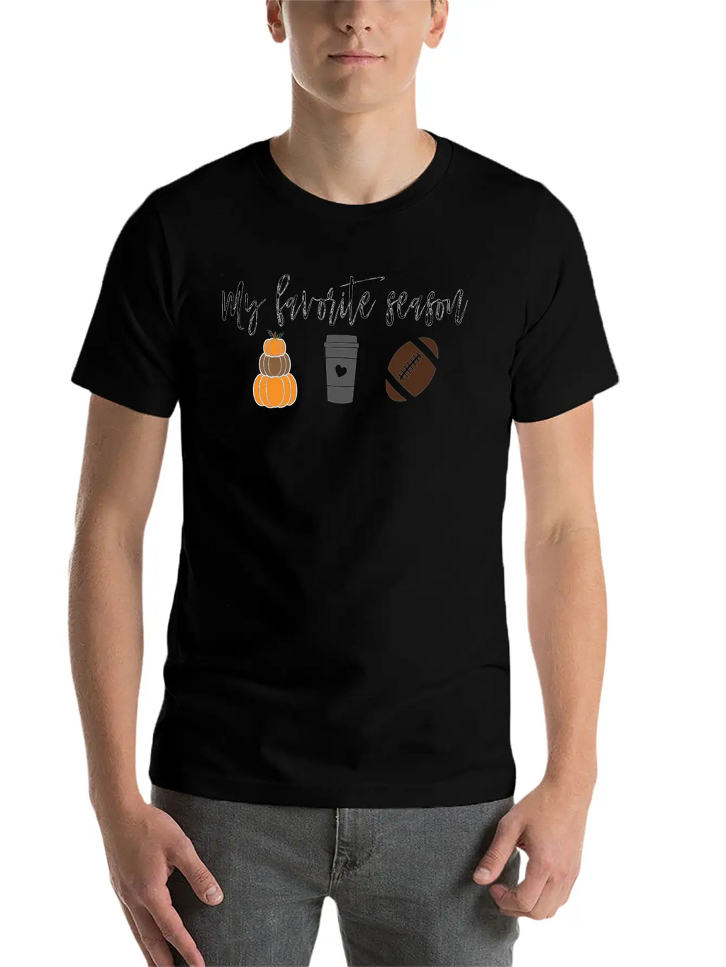 My Favorite Season Breathable Graphic T-Shirt – Perfect For Casual Days