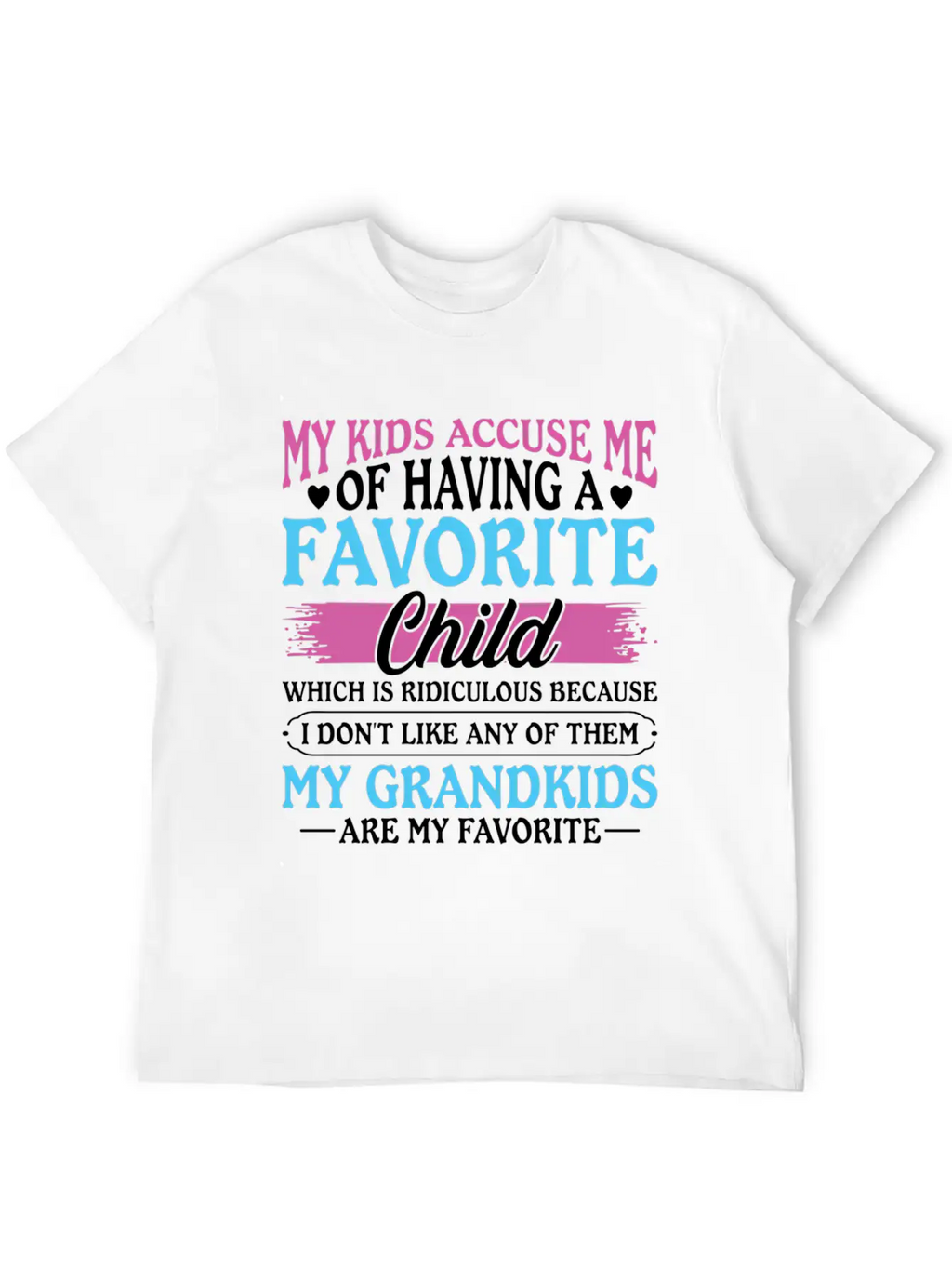 My Grand Are My Favorite Grandma Mother'S Timeless Short Sleeve Tee – Comfy And Minimalist Design
