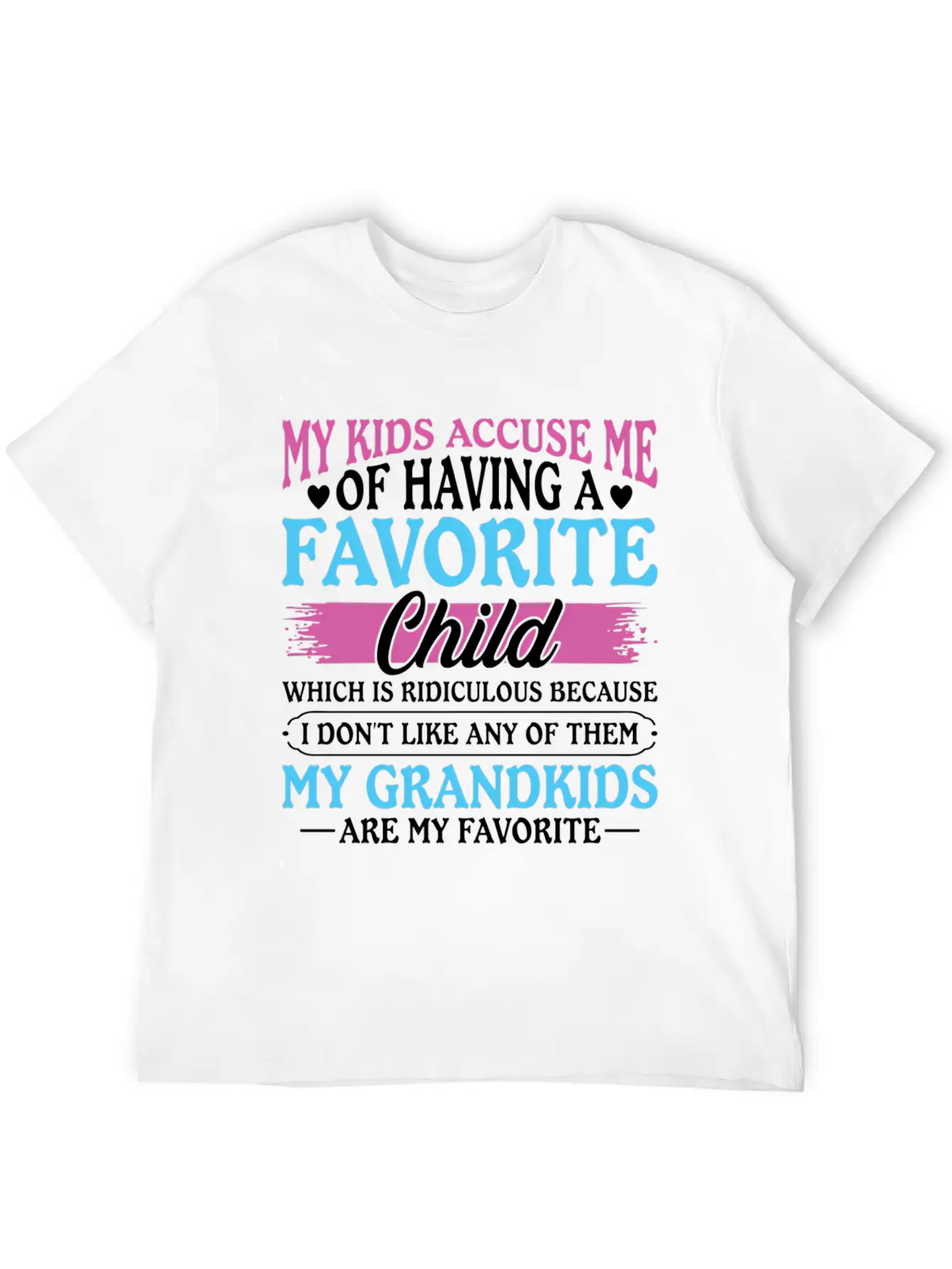 My Grand Are My Favorite Grandma Mother'S Timeless Short Sleeve Tee – Comfy And Minimalist Design