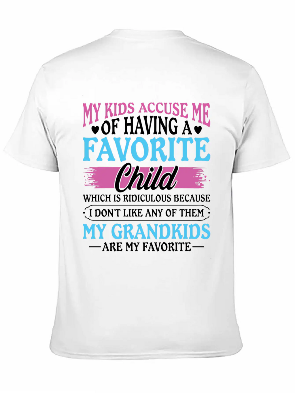 My Grand Are My Favorite Grandma Mother'S Timeless Short Sleeve Tee – Comfy And Minimalist Design