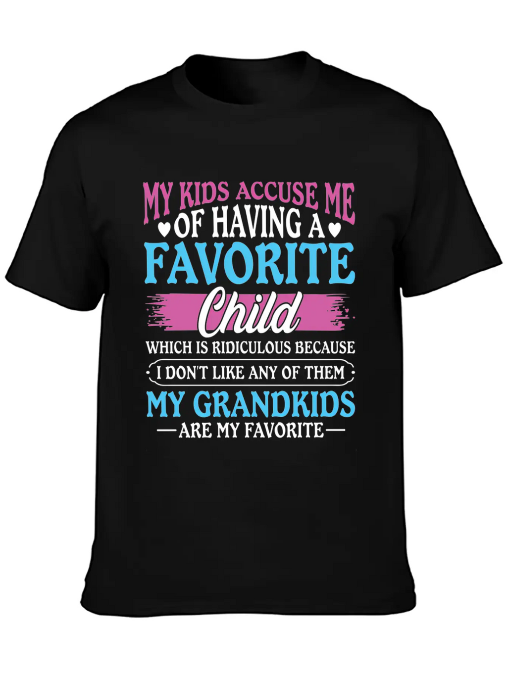 My Grand Are My Favorite Grandma Mother'S Timeless Short Sleeve Tee – Comfy And Minimalist Design