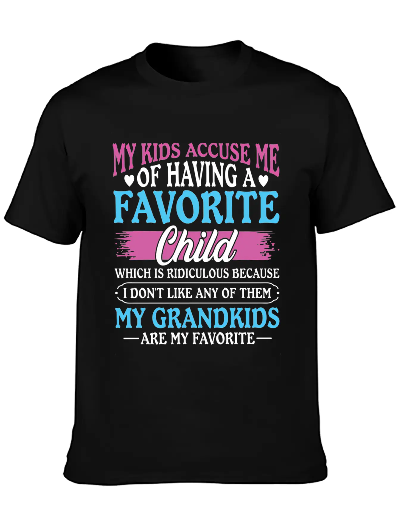 My Grand Are My Favorite Grandma Mother'S Timeless Short Sleeve Tee – Comfy And Minimalist Design