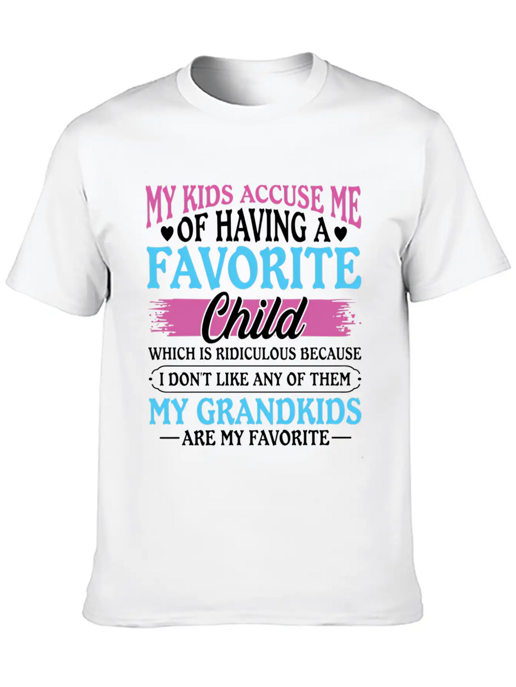 My Grand Are My Favorite Grandma Mother'S Timeless Short Sleeve Tee – Comfy And Minimalist Design