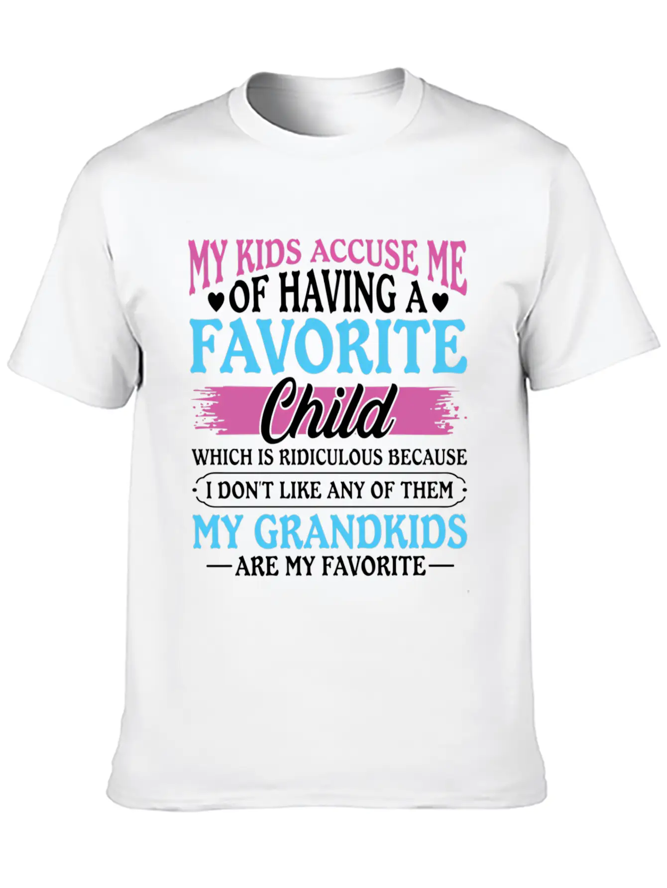 My Grand Are My Favorite Grandma Mother'S Timeless Short Sleeve Tee – Comfy And Minimalist Design