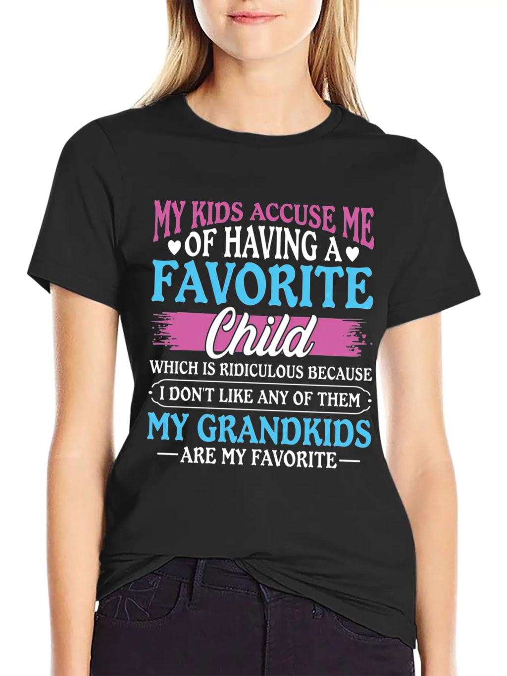 My Grand Are My Favorite Grandma Mother'S Timeless Short Sleeve Tee – Comfy And Minimalist Design