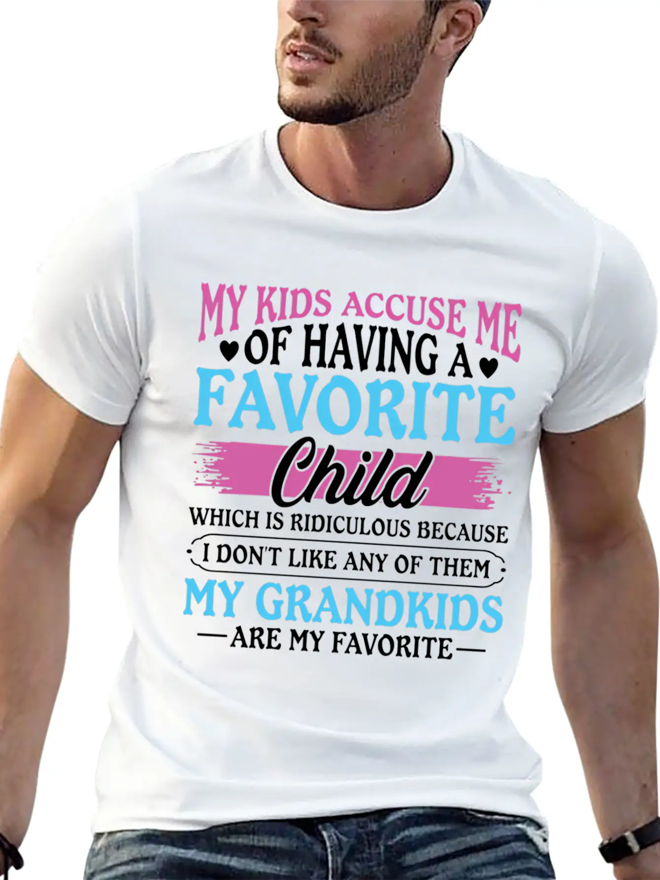 My Grand Are My Favorite Grandma Mother'S Timeless Short Sleeve Tee – Comfy And Minimalist Design