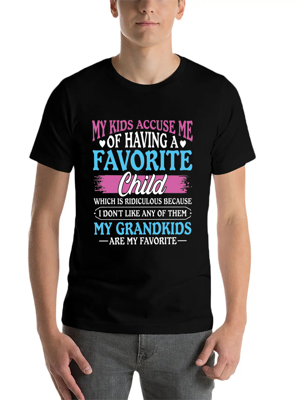 My Grand Are My Favorite Grandma Mother'S Timeless Short Sleeve Tee – Comfy And Minimalist Design