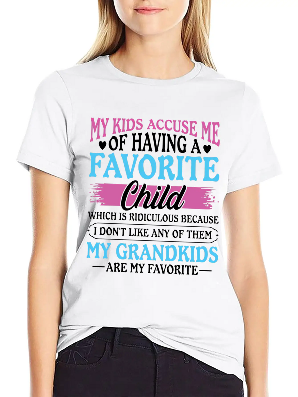 My Grand Are My Favorite Grandma Mother'S Timeless Short Sleeve Tee – Comfy And Minimalist Design