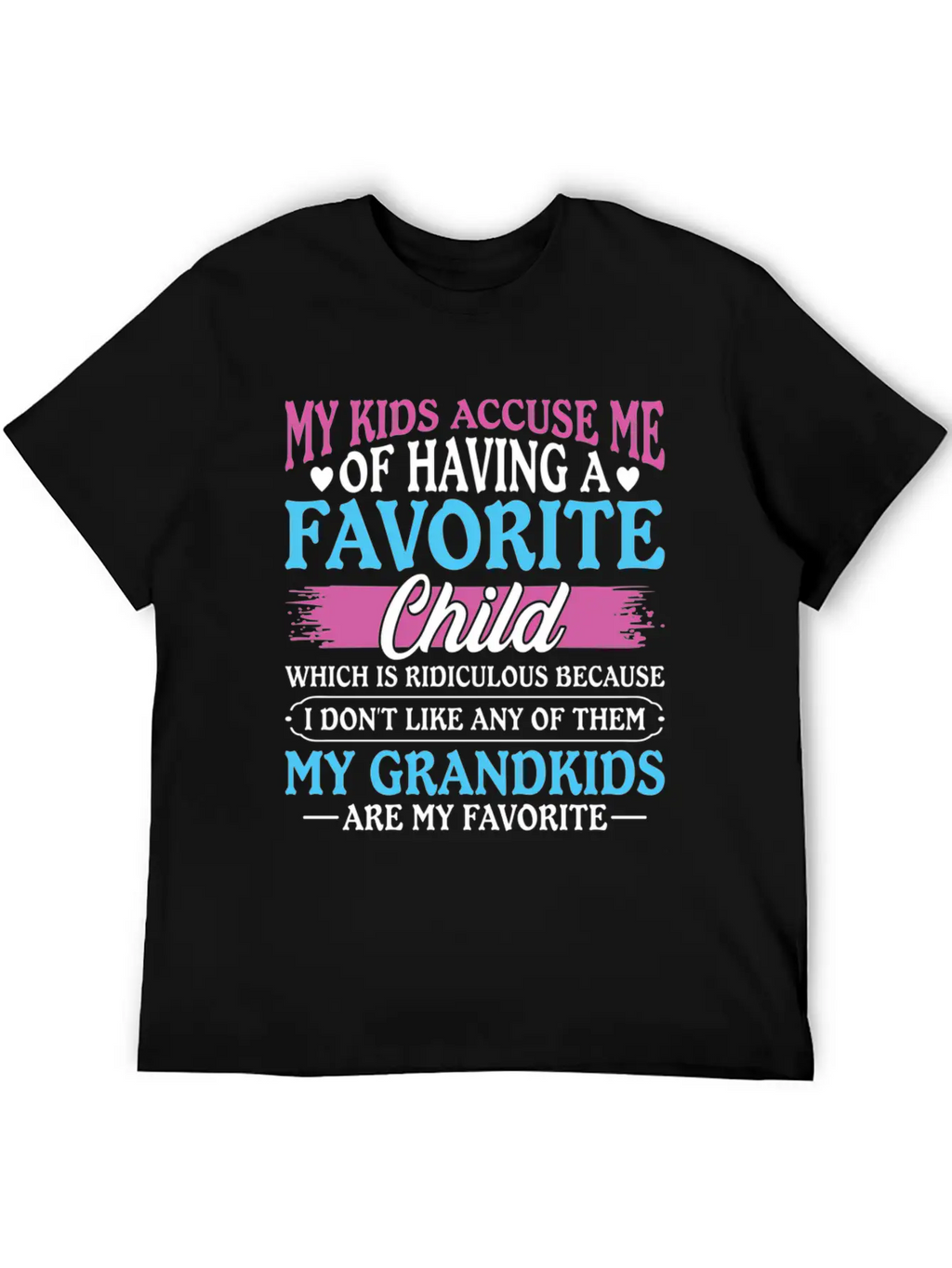 My Grand Are My Favorite Grandma Mother'S Timeless Short Sleeve Tee – Comfy And Minimalist Design