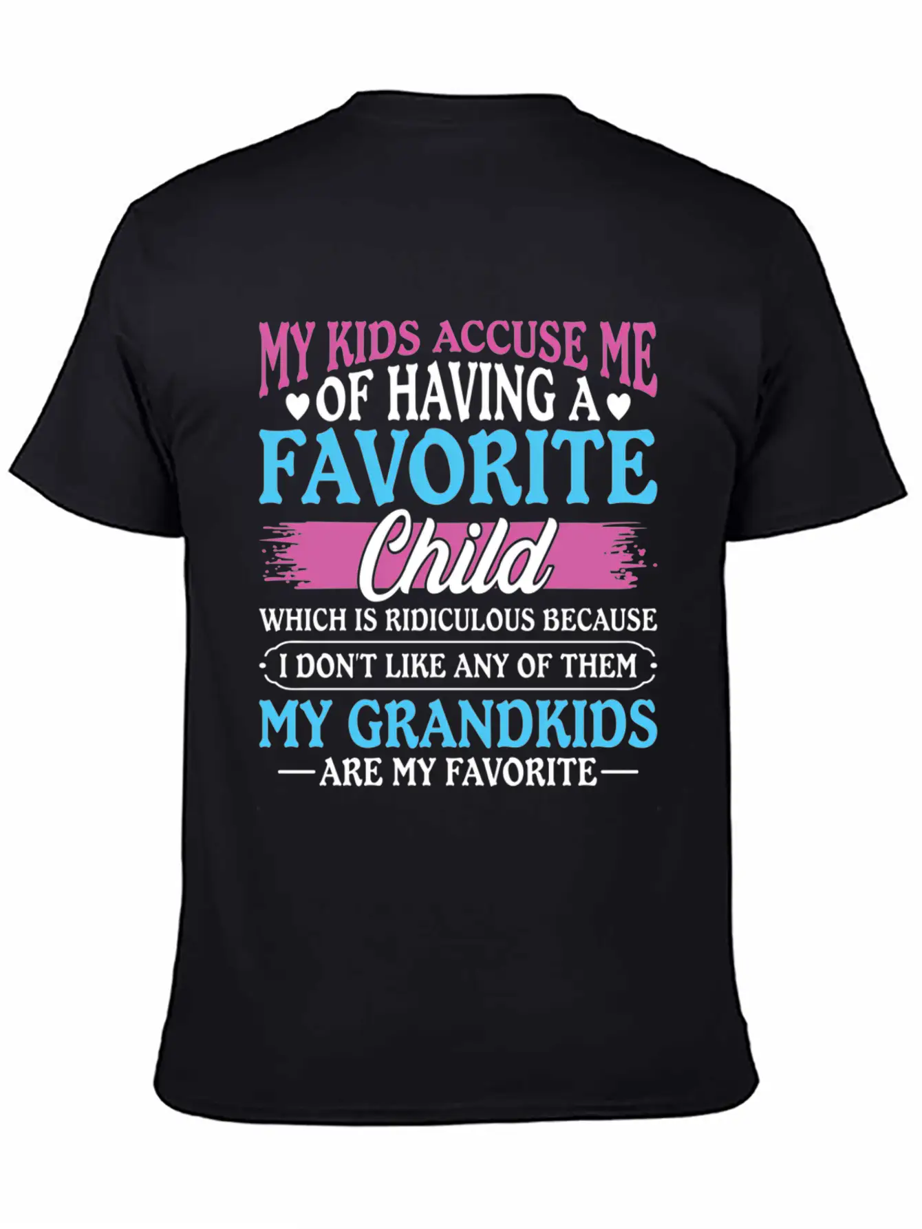 My Grand Are My Favorite Grandma Mother'S Timeless Short Sleeve Tee – Comfy And Minimalist Design