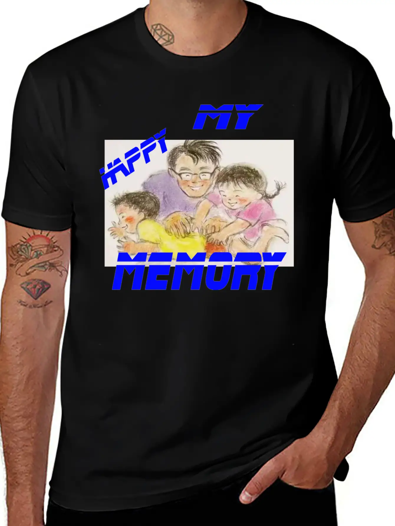 MY HAPPY MEMORY Breathable Soft Cotton T-Shirt – Timeless Casual Look