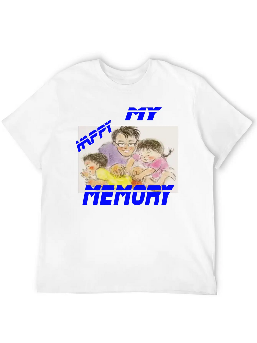 MY HAPPY MEMORY Breathable Soft Cotton T-Shirt – Timeless Casual Look