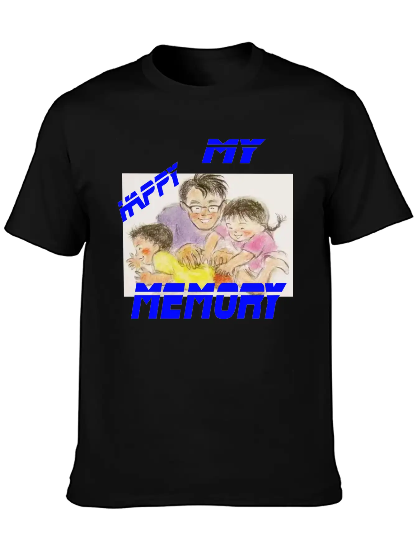 MY HAPPY MEMORY Breathable Soft Cotton T-Shirt – Timeless Casual Look