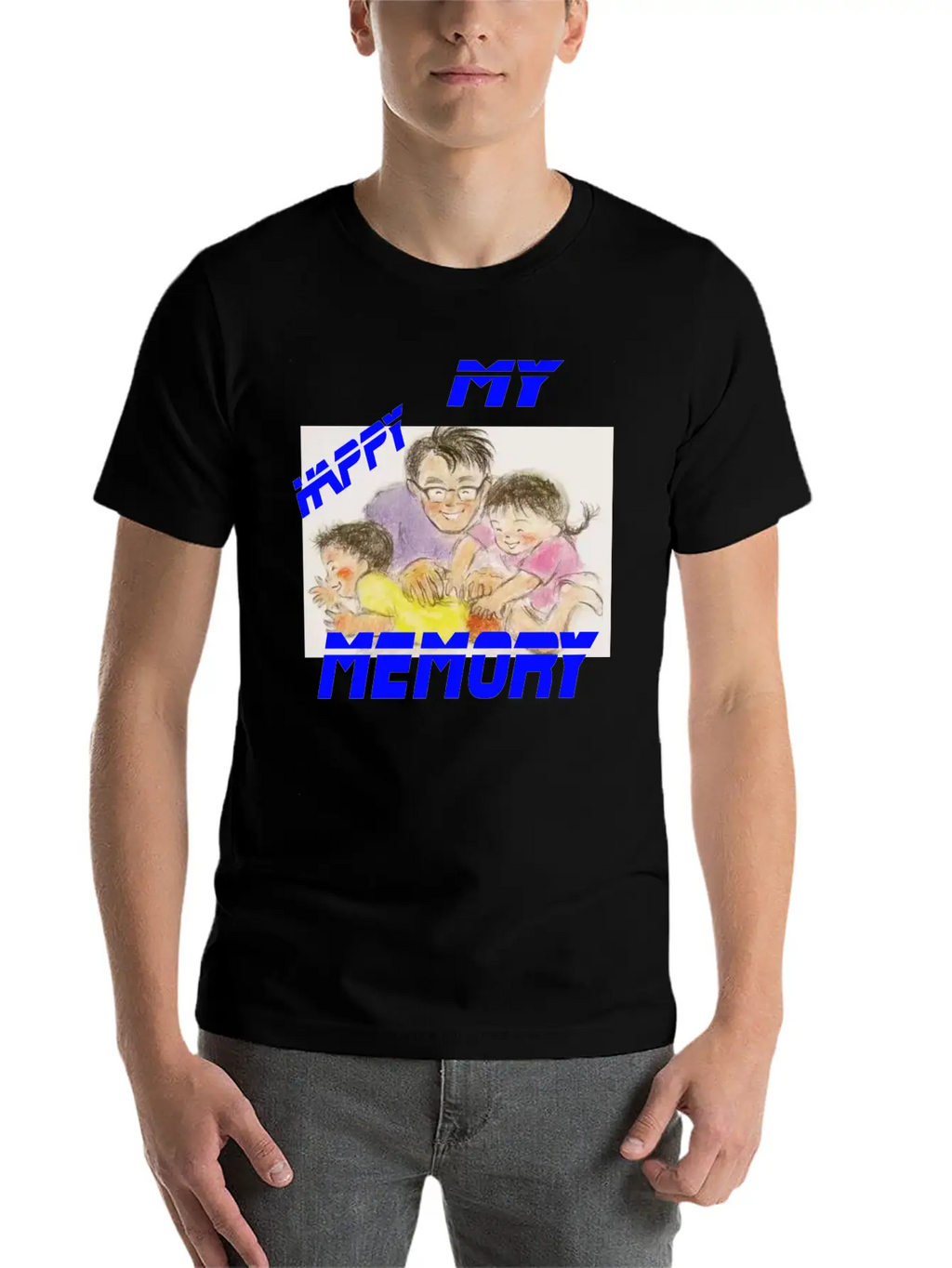 MY HAPPY MEMORY Breathable Soft Cotton T-Shirt – Timeless Casual Look