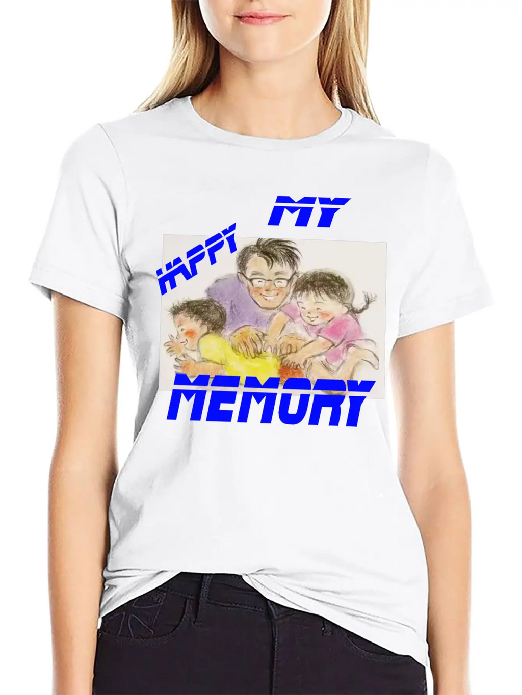 MY HAPPY MEMORY Breathable Soft Cotton T-Shirt – Timeless Casual Look