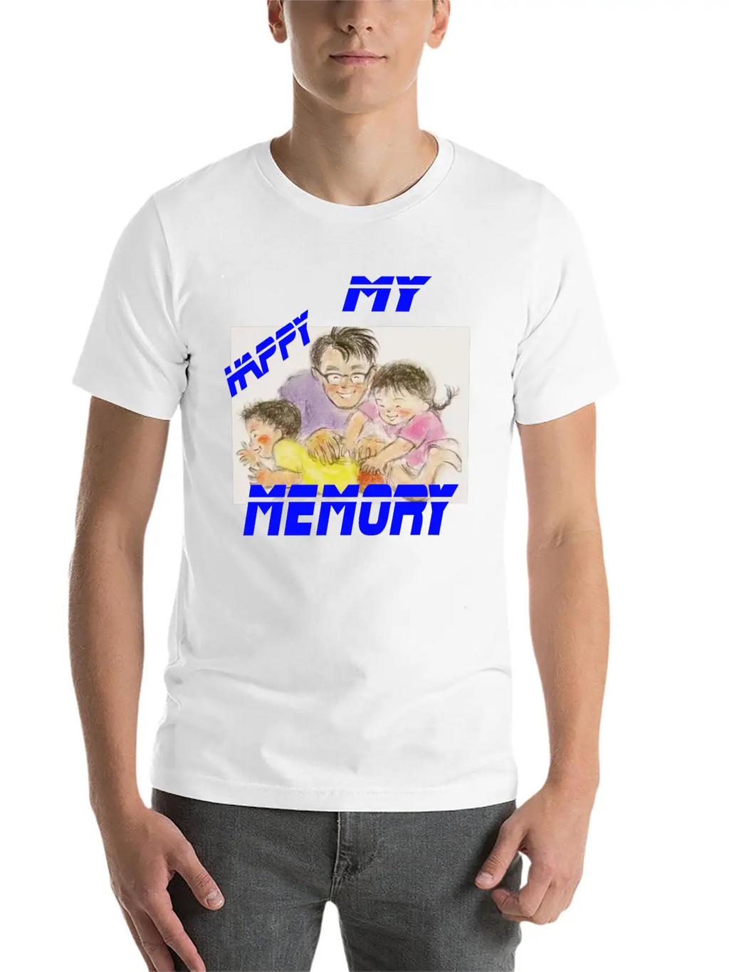 MY HAPPY MEMORY Breathable Soft Cotton T-Shirt – Timeless Casual Look