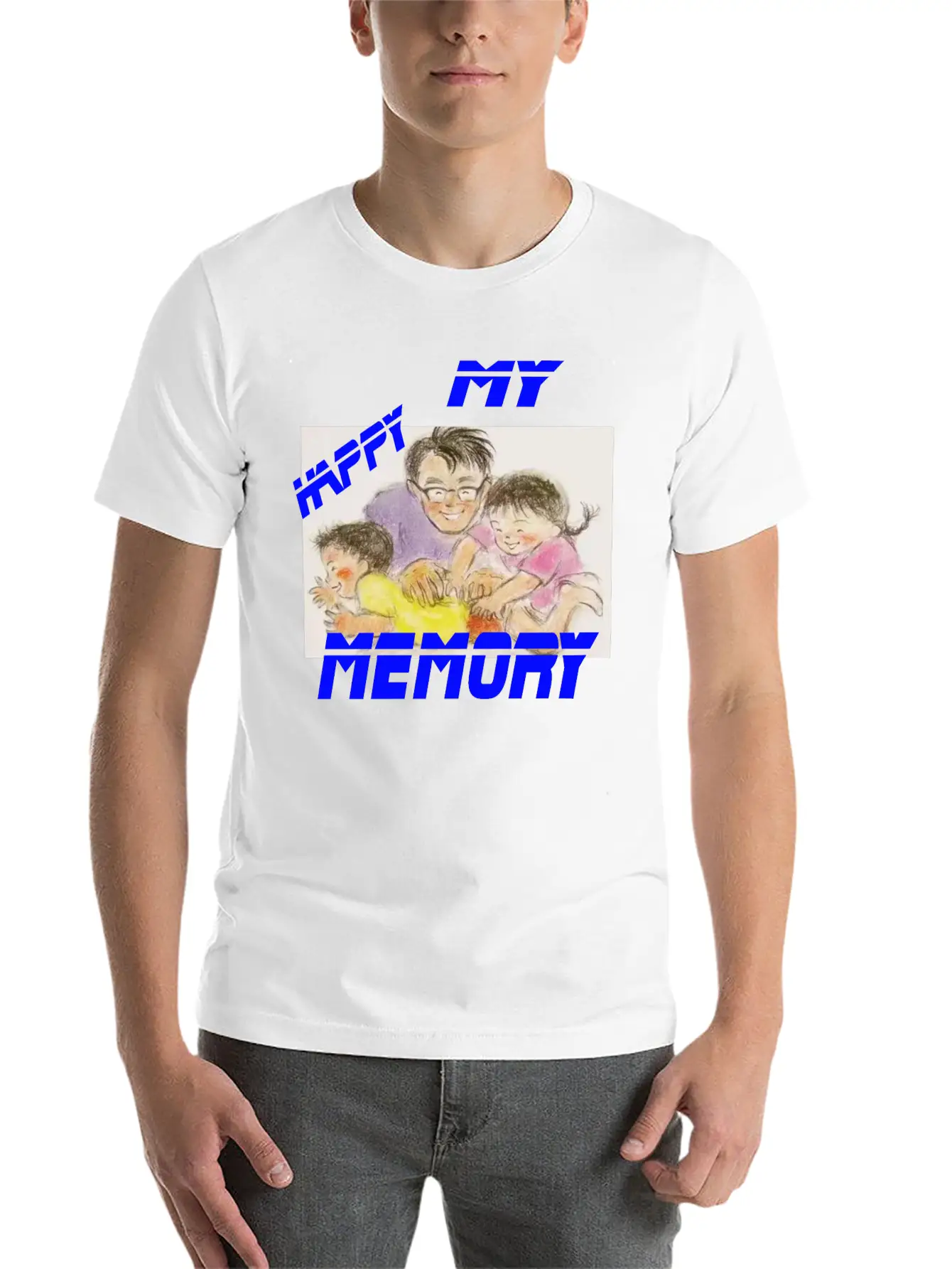 MY HAPPY MEMORY Breathable Soft Cotton T-Shirt – Timeless Casual Look