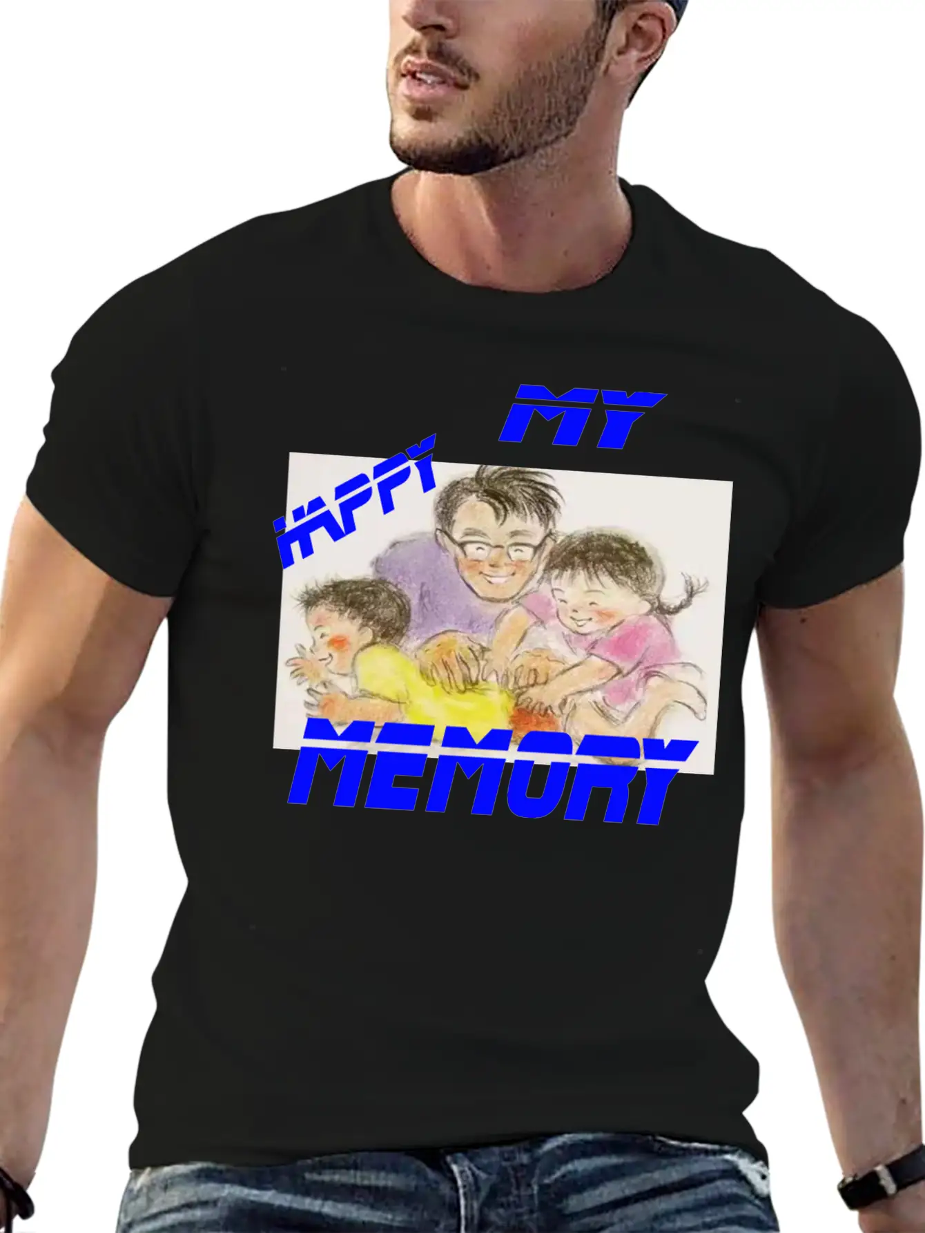MY HAPPY MEMORY Breathable Soft Cotton T-Shirt – Timeless Casual Look