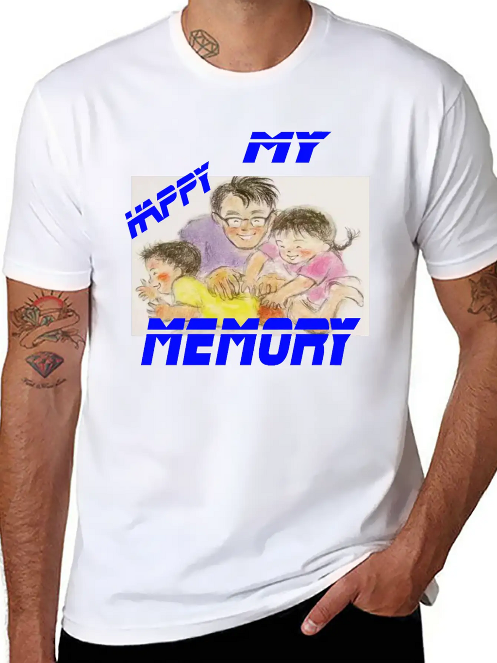 MY HAPPY MEMORY Breathable Soft Cotton T-Shirt – Timeless Casual Look