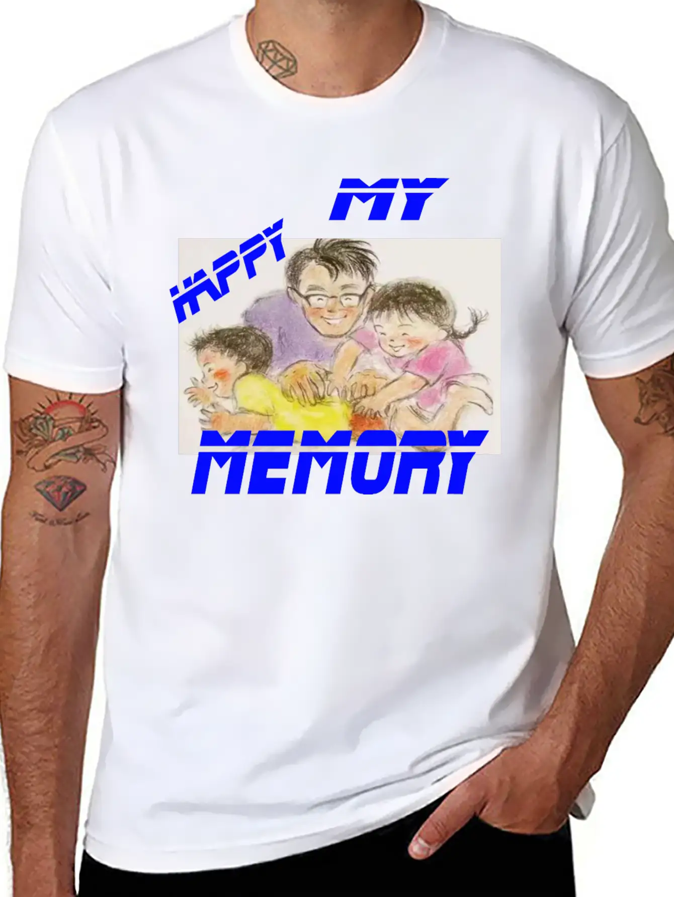 MY HAPPY MEMORY Breathable Soft Cotton T-Shirt – Timeless Casual Look