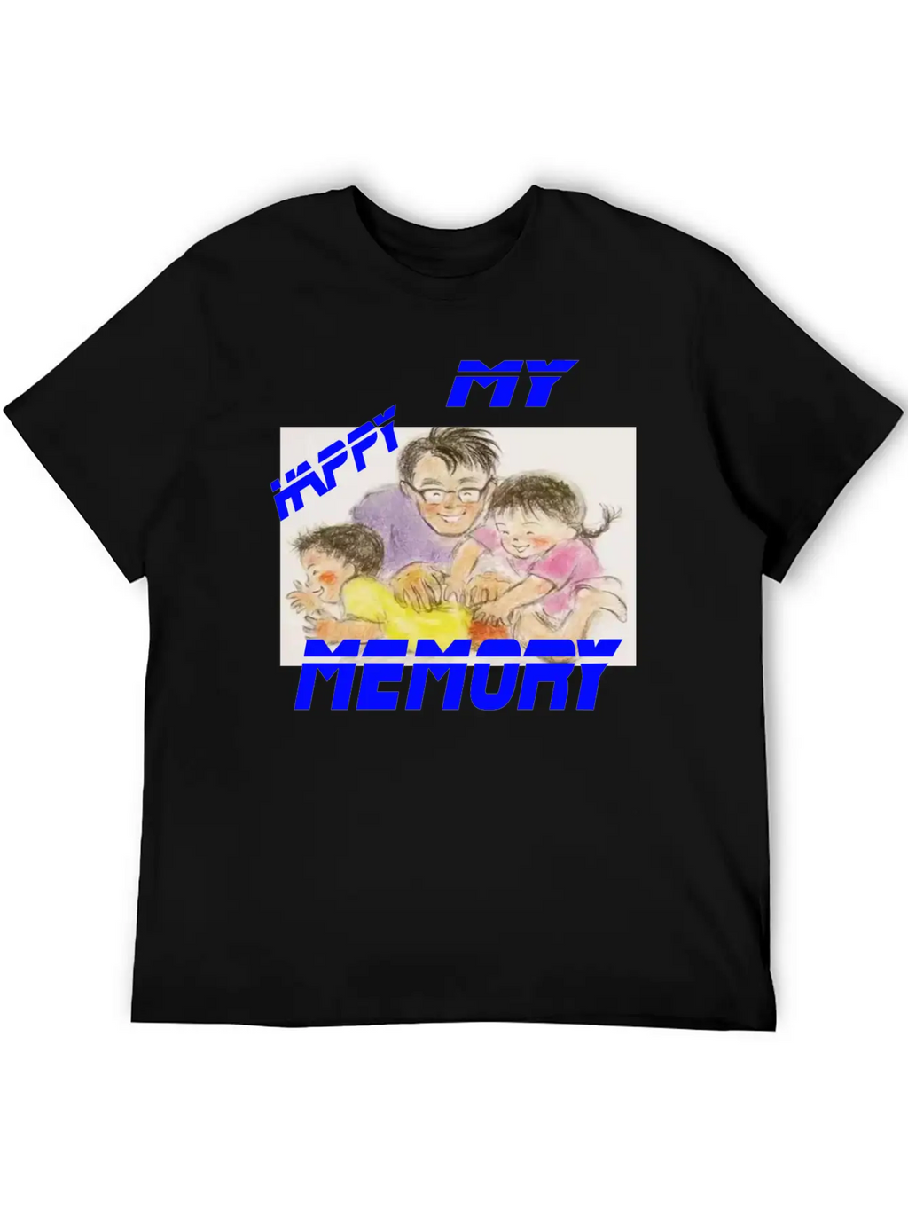 MY HAPPY MEMORY Breathable Soft Cotton T-Shirt – Timeless Casual Look
