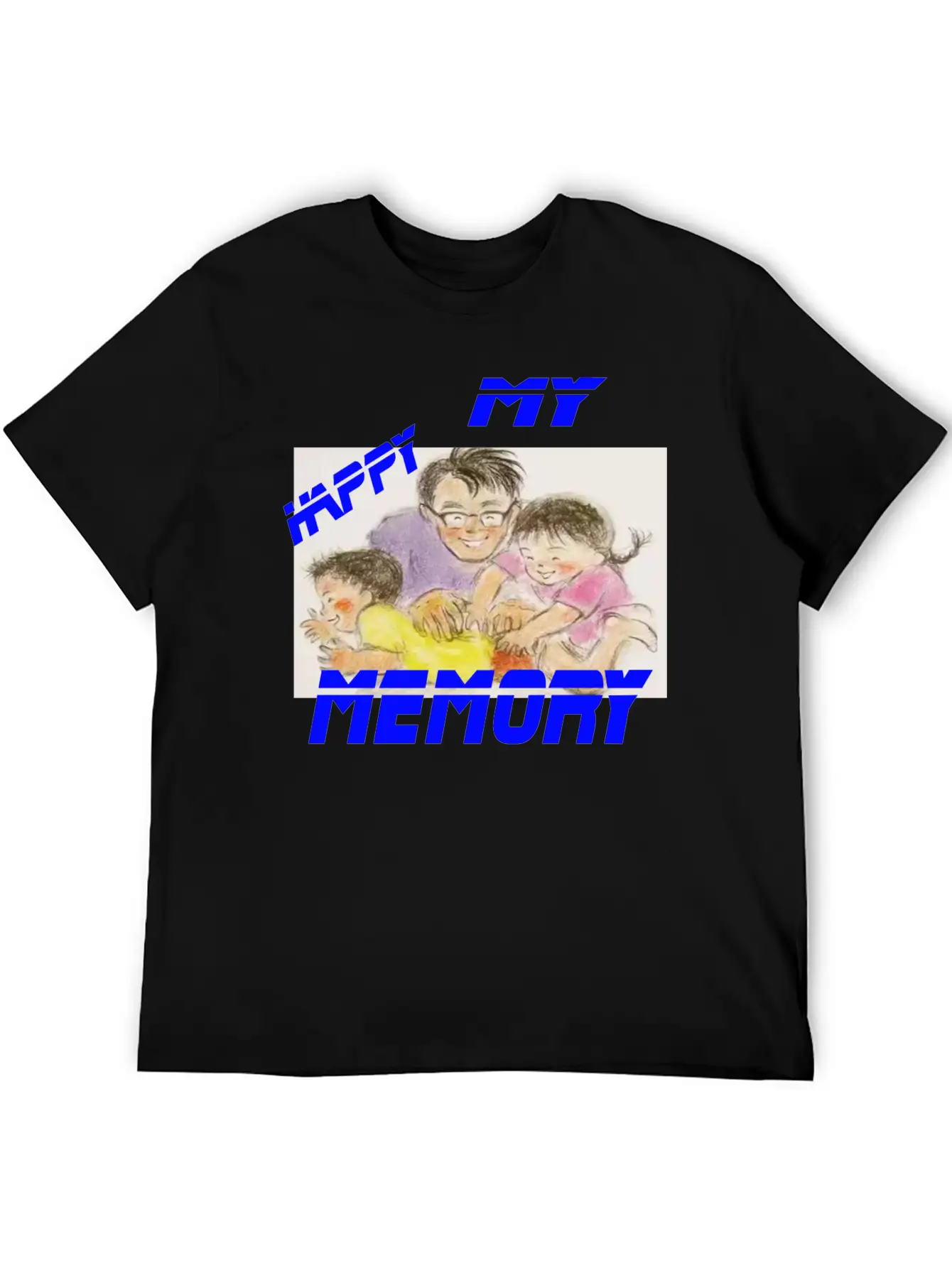 MY HAPPY MEMORY Breathable Soft Cotton T-Shirt – Timeless Casual Look