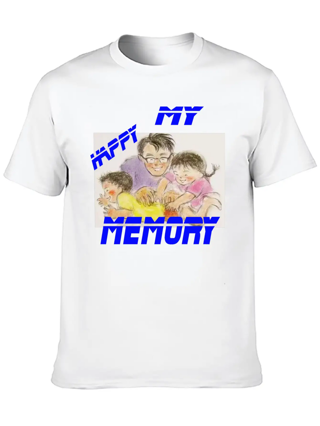 MY HAPPY MEMORY Breathable Soft Cotton T-Shirt – Timeless Casual Look