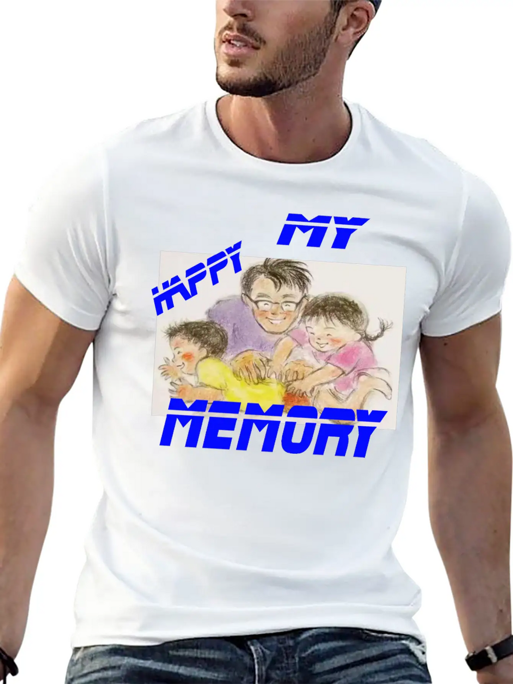 MY HAPPY MEMORY Breathable Soft Cotton T-Shirt – Timeless Casual Look
