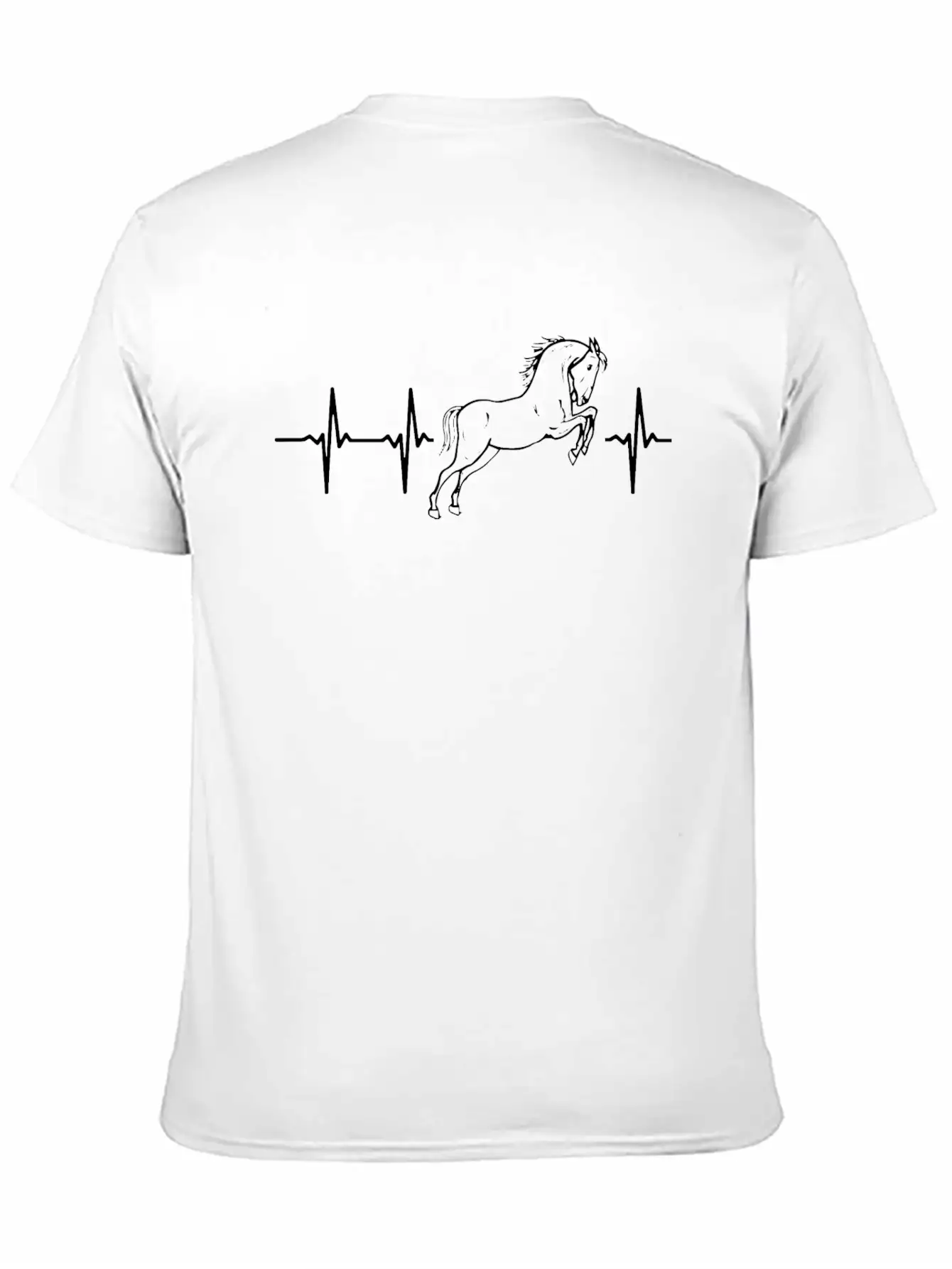 My Heart Beats For Horses Stylish Everyday T-Shirt – Unisex Basic Cotton Tee