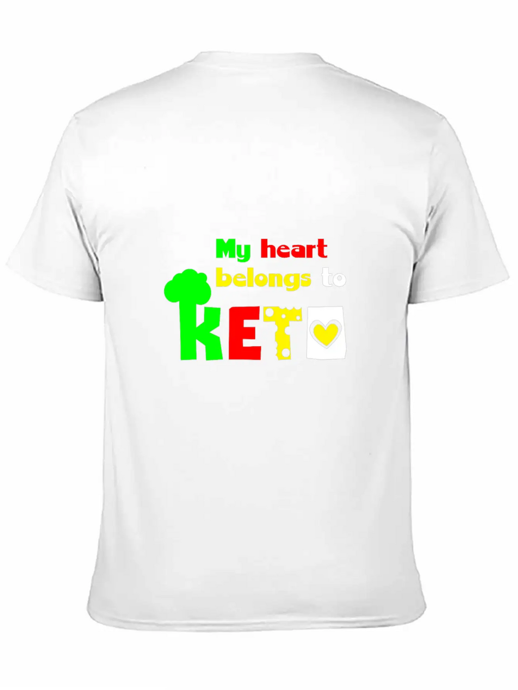 My Heart Belongs To Keto T-Shirt St. Valentine's D Basic Graphic T-Shirt – Daily Comfort In Soft Cotton