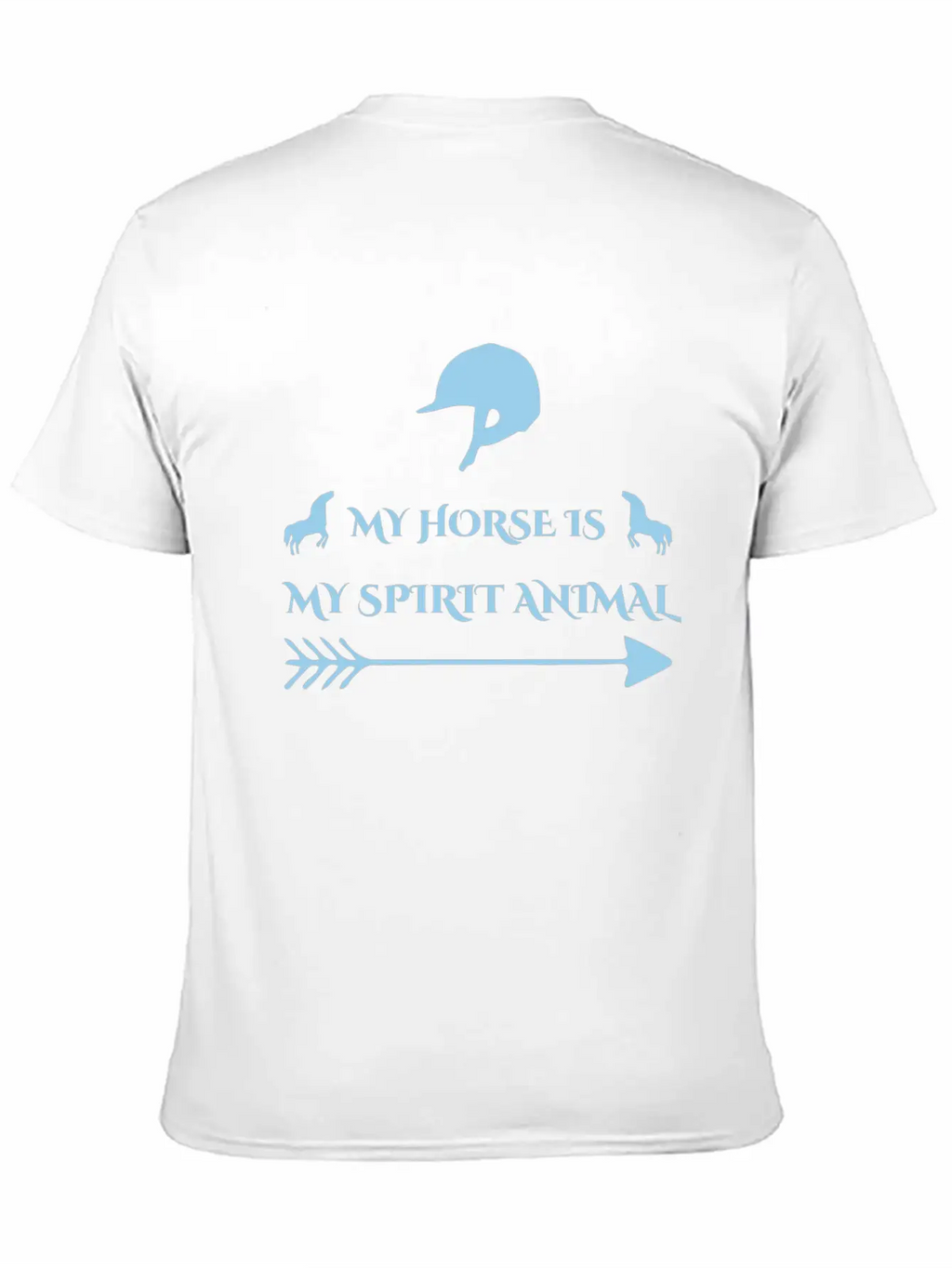 My Horse Is My Spirit Animal Essential Cotton Tee For Daily Outfits – Unisex Style