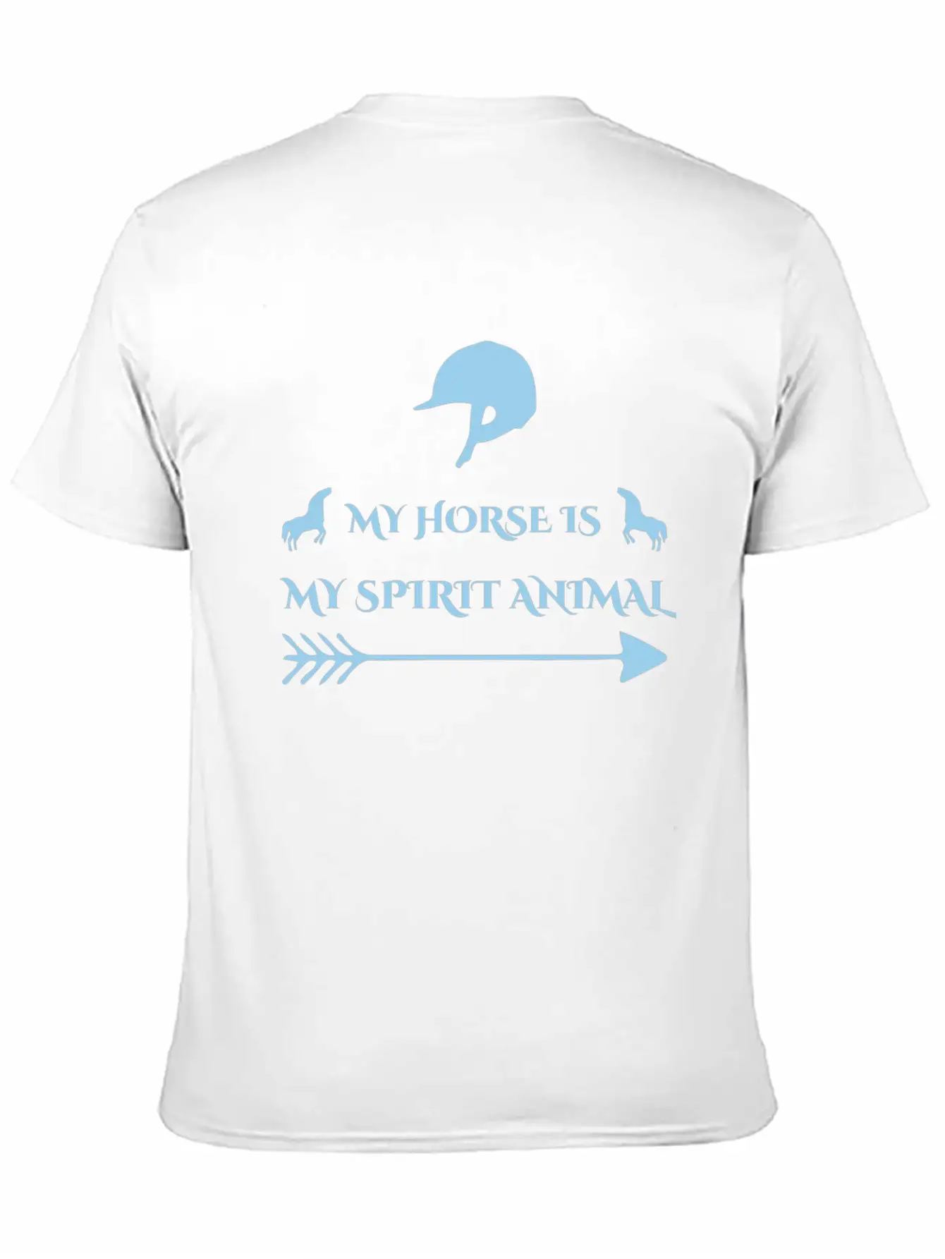 My Horse Is My Spirit Animal Essential Cotton Tee For Daily Outfits – Unisex Style