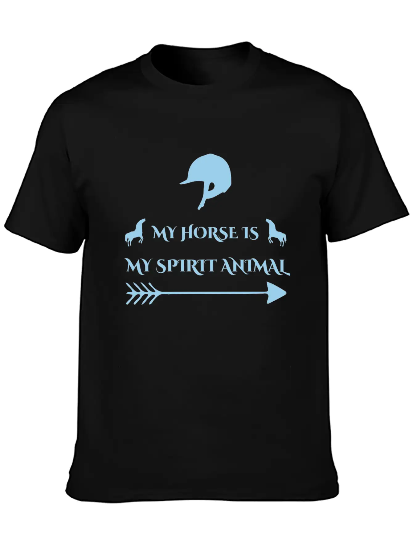 My Horse Is My Spirit Animal Essential Cotton Tee For Daily Outfits – Unisex Style