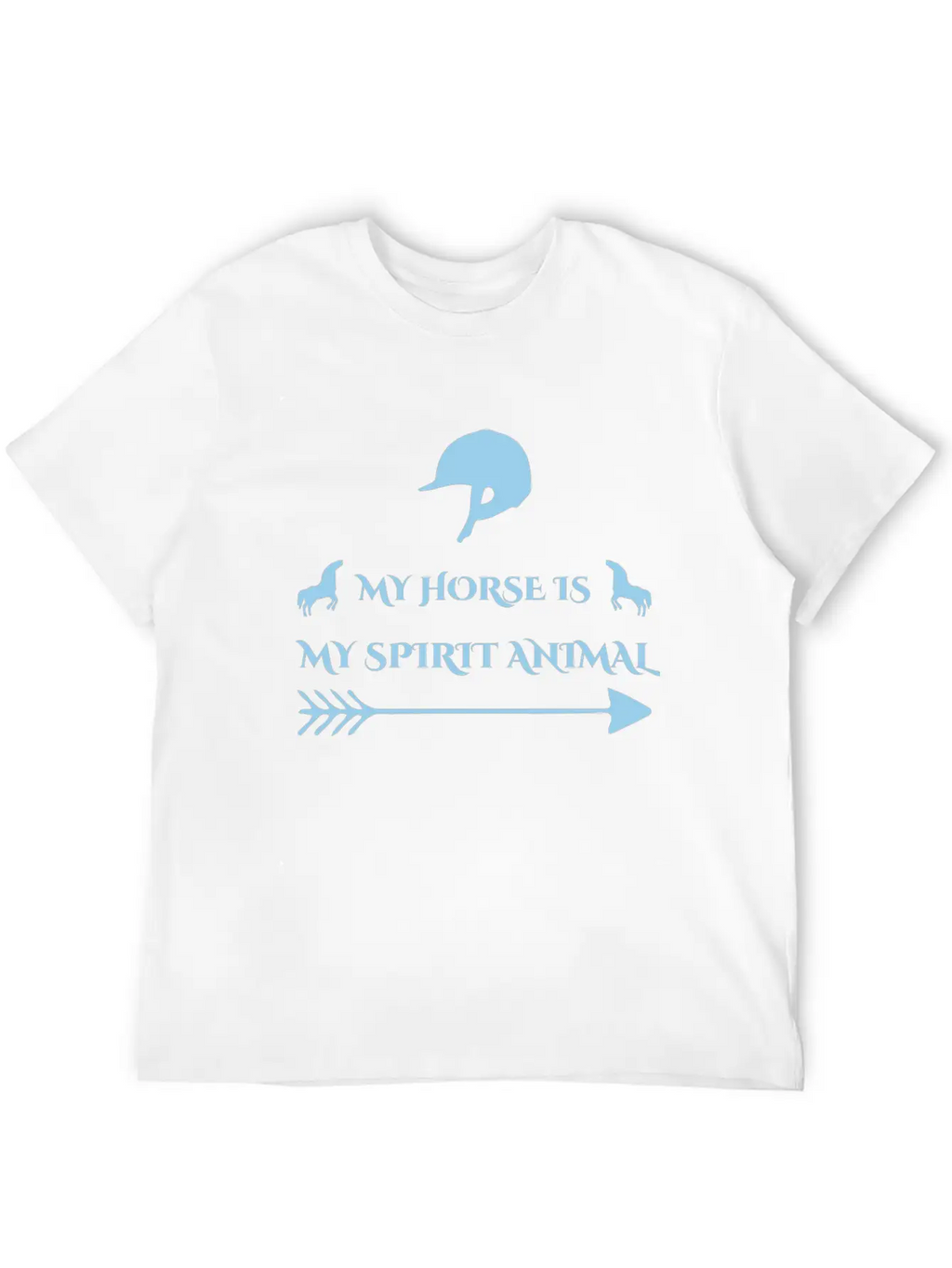 My Horse Is My Spirit Animal Essential Cotton Tee For Daily Outfits – Unisex Style