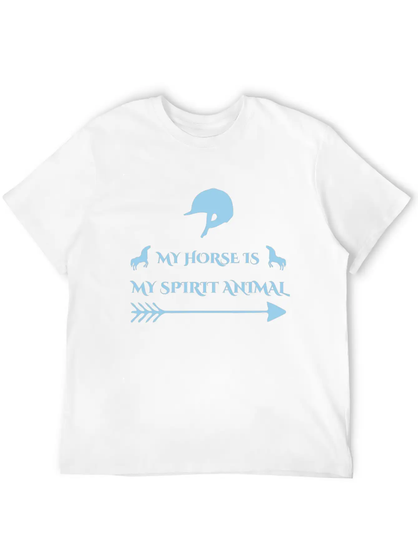 My Horse Is My Spirit Animal Essential Cotton Tee For Daily Outfits – Unisex Style
