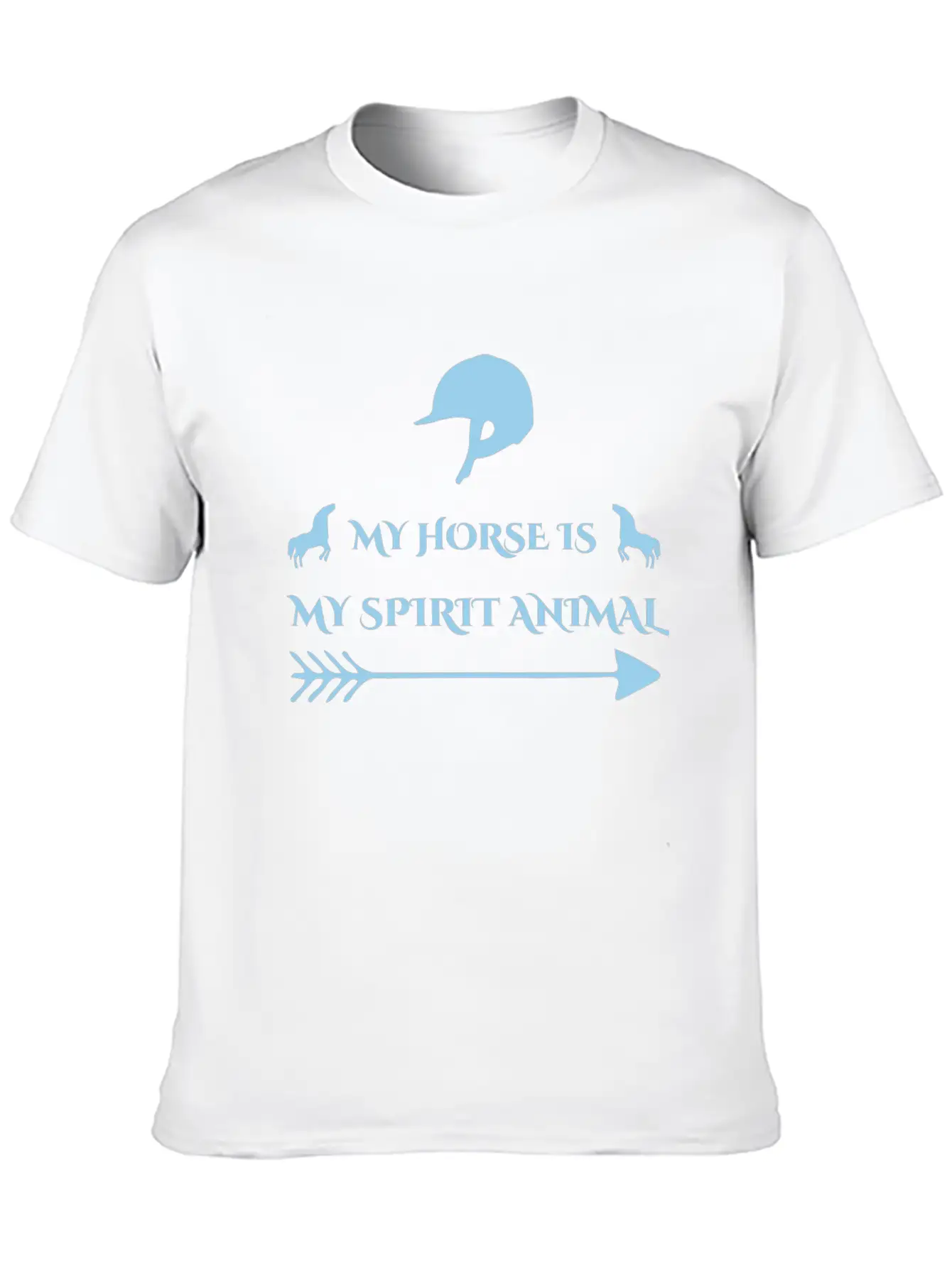 My Horse Is My Spirit Animal Essential Cotton Tee For Daily Outfits – Unisex Style
