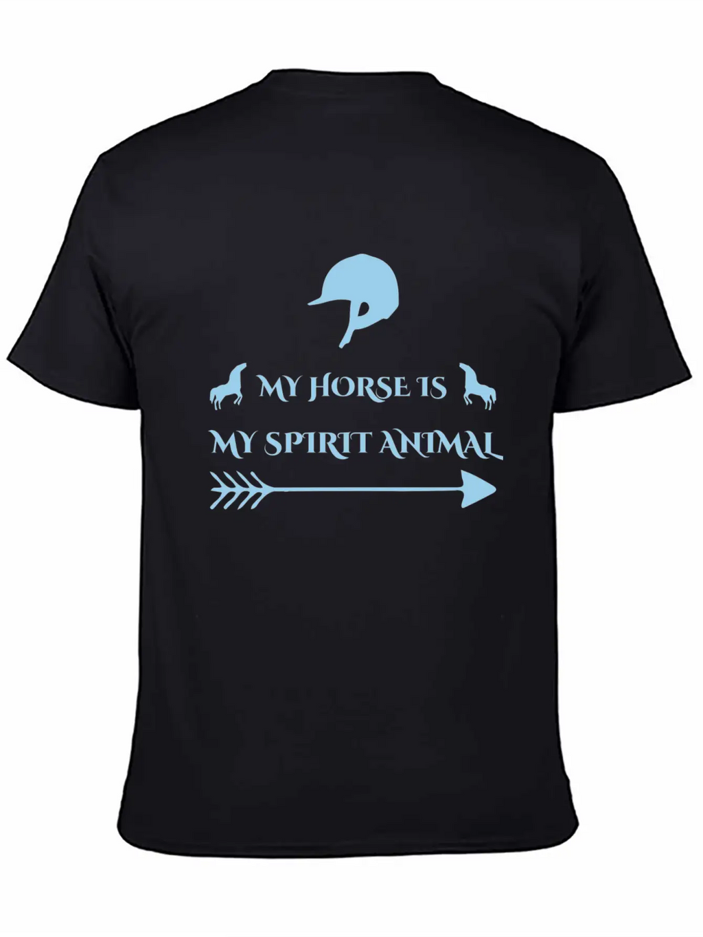 My Horse Is My Spirit Animal Essential Cotton Tee For Daily Outfits – Unisex Style