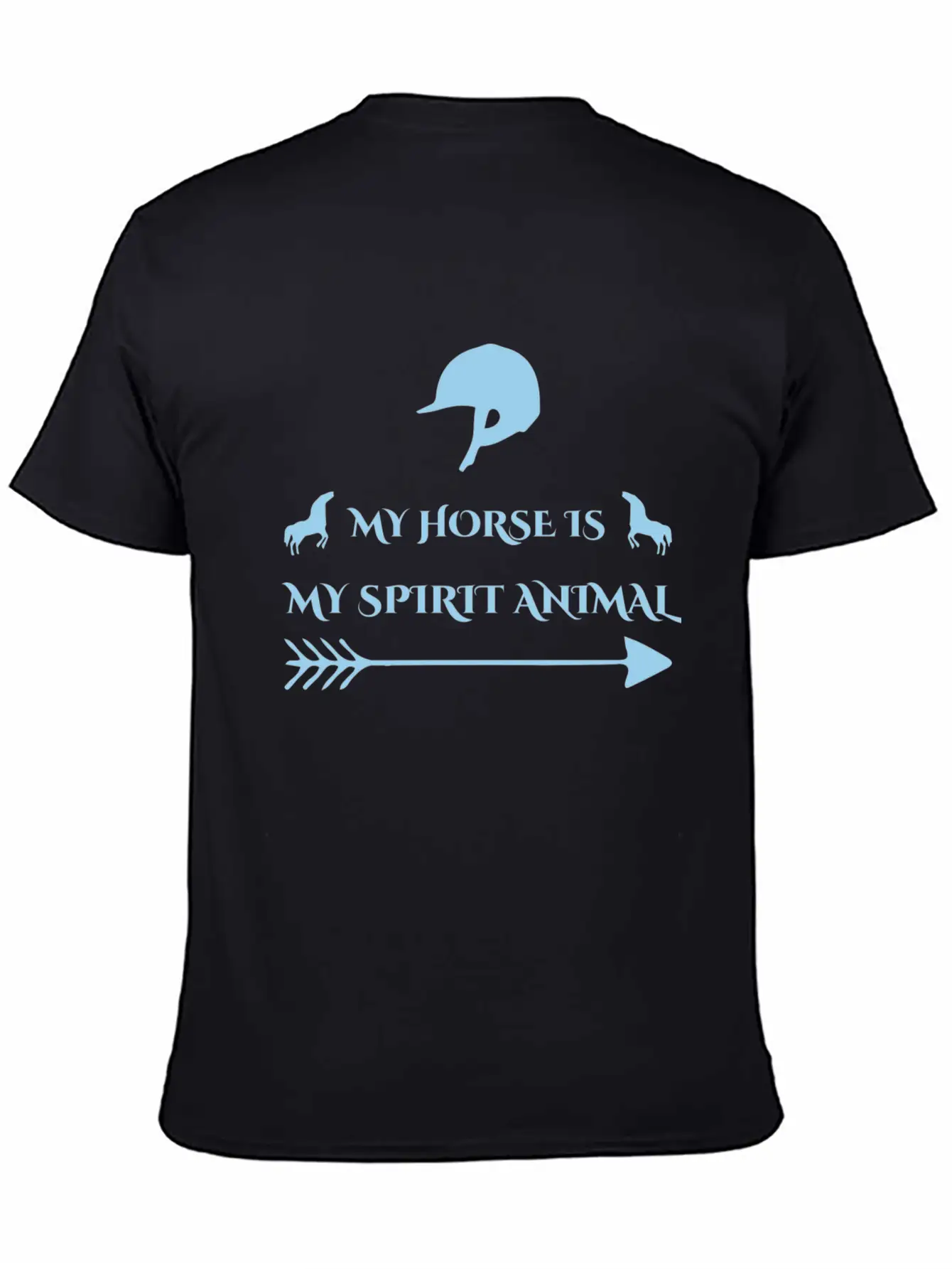 My Horse Is My Spirit Animal Essential Cotton Tee For Daily Outfits – Unisex Style