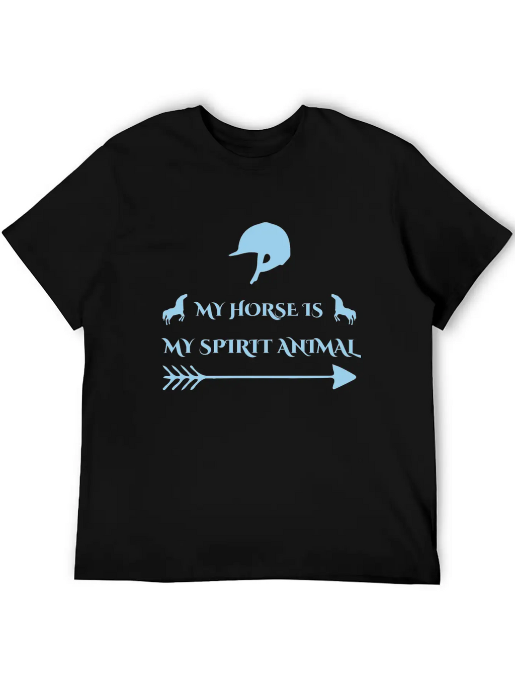 My Horse Is My Spirit Animal Essential Cotton Tee For Daily Outfits – Unisex Style