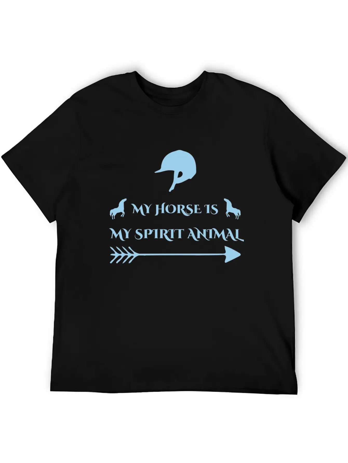 My Horse Is My Spirit Animal Essential Cotton Tee For Daily Outfits – Unisex Style