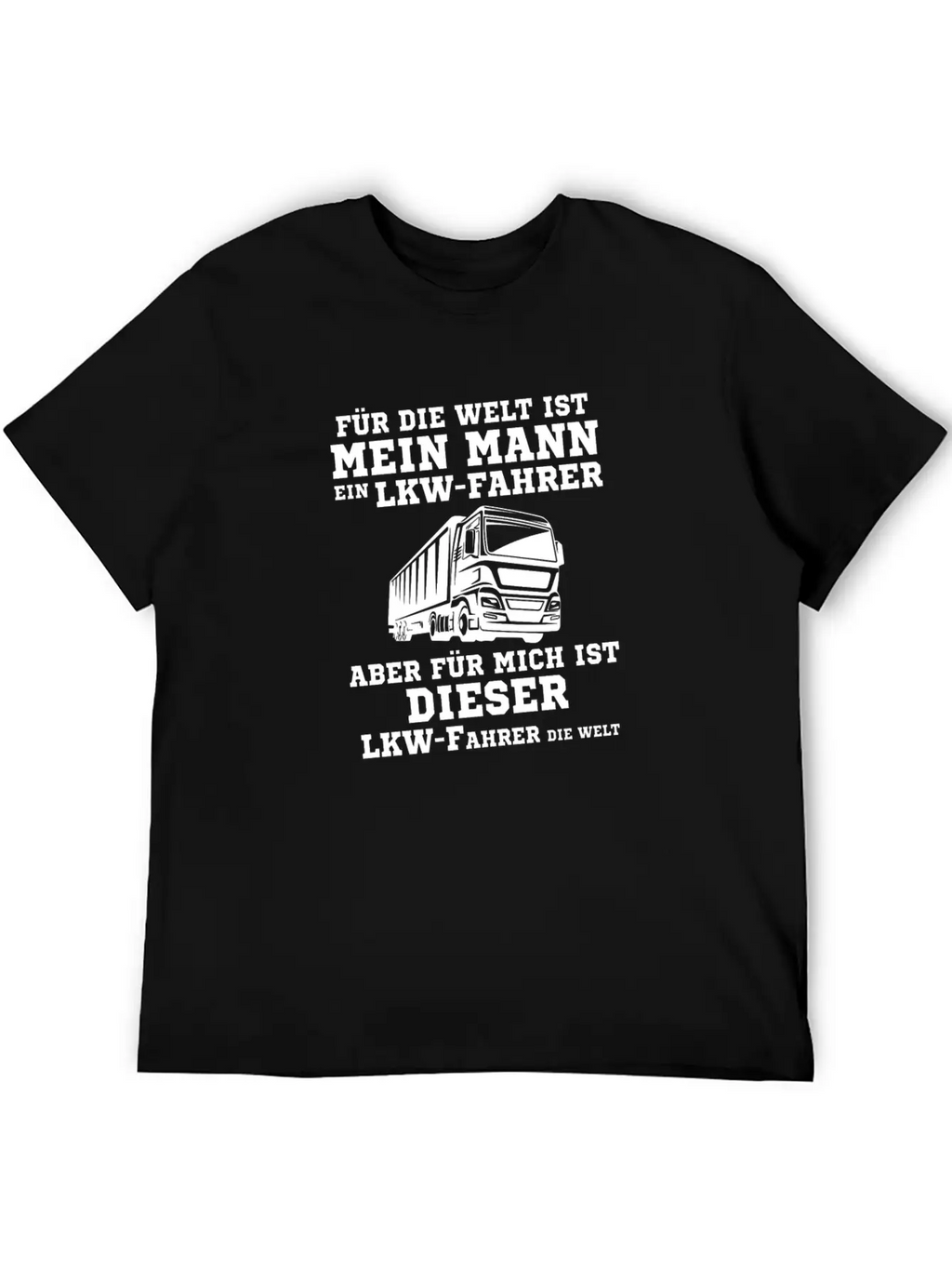 My Husband Truck Driver Gift Stylish Everyday T-Shirt – Unisex Basic Cotton Tee