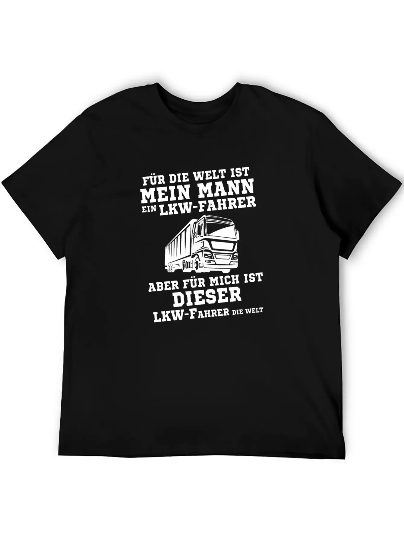 My Husband Truck Driver Gift Stylish Everyday T-Shirt – Unisex Basic Cotton Tee